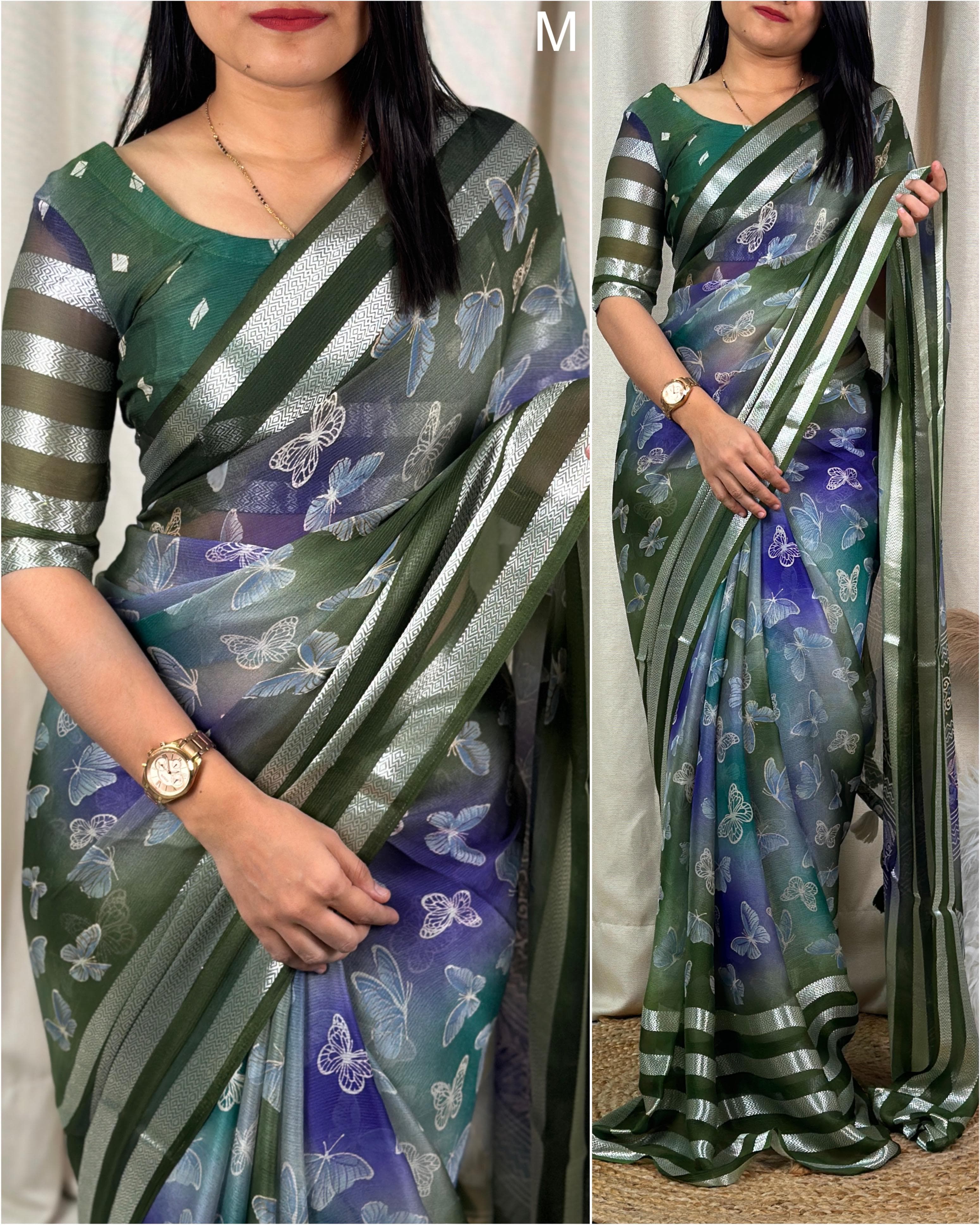 butterfly-design-saree